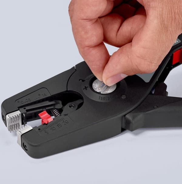 Knipex PreciStrip 16 12 52 195 Automatisk isoleringstang 0,08 til 16 mm