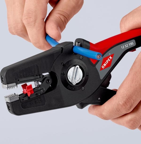 Knipex PreciStrip 16 12 52 195 Automatisk isoleringstang 0,08 til 16 mm