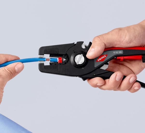 Knipex PreciStrip 16 12 52 195 Automatisk isoleringstang 0,08 til 16 mm