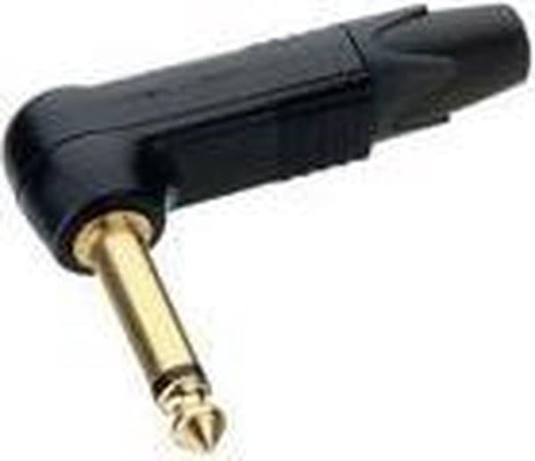 Neutrik NTR-NP2RX-B Jack-stik 90° 6,35 Mm 2p