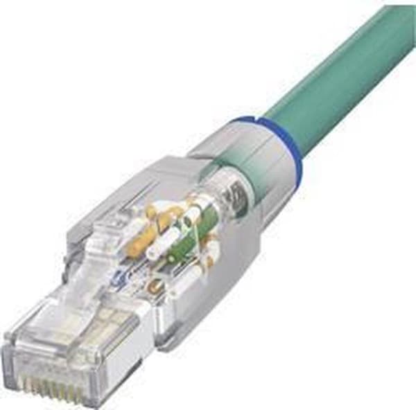 Phoenix Contact 1656725 VS-08-RJ45-5-Q/IP20 RJ45-stik IP20 - CAT5e 8 RJ45-stik, lige Grå