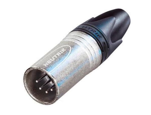 Neutrik NTR-NC5MXX Xlr Kabelstik 5 Kabelstik/lige Xx Loddeforbindelser Forniklet