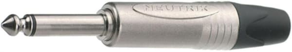 Neutrik NP2X 6,35 mm Jack (m) liitin - metalli - 2-napainen / mono