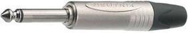 Neutrik NP2X 6,35 mm Jack (m) liitin - metalli - 2-napainen / mono