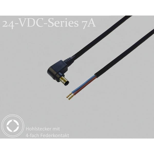BKL Electronic DC-kontakt DC-kontakt. - Ändhylsor 5.5 mm 2.1 mm 1.5 m 1 st Single