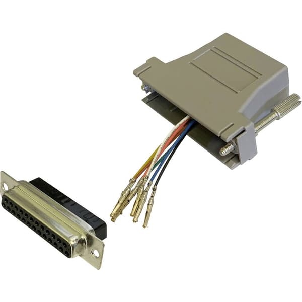 BKL Electronic 10121130 Adapter D-SUB hona 25-pol - RJ45 hona 1 st Single