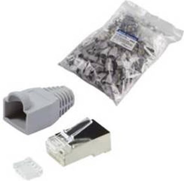 LogiLink MP0021 kabelstik RJ45 Grå, gennemsigtig