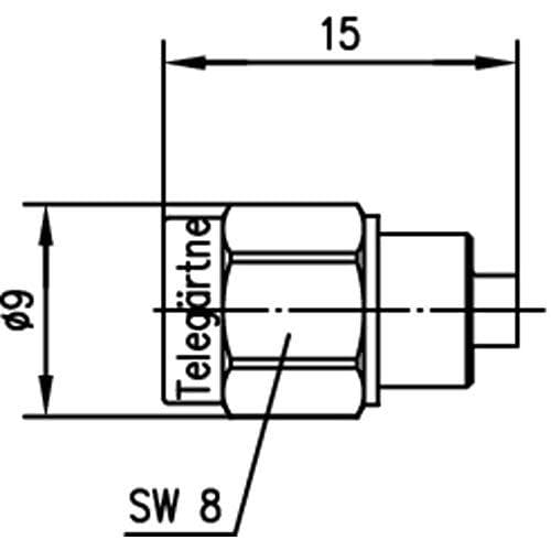 Telegärtner Telegaertner J01152B0018 päätevastus 1kpl