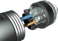 Miniatyrbillede 4 af 4: Phoenix Contact 1506888 SACC-M 8FS-3CON-M-SW Feltmonteret stik, M8, skruestik.