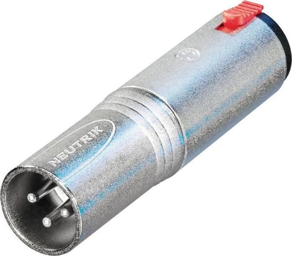 Neutrik NA3MJ XLR (m) - 6,35 mm jack stereo (f) adapter