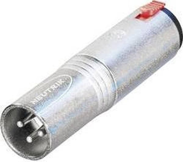 Neutrik NA3MJ XLR (m) - 6,35 mm jack stereo (f) adapter