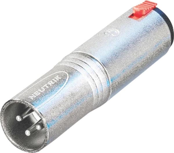 Neutrik NA3MJ XLR (m) - 6,35 mm jack stereo (f) adapter