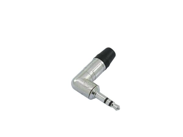 Neutrik NTP3RC 3,5 mm Jack (m) stik - metal / vinklet - 3-benet / stereo
