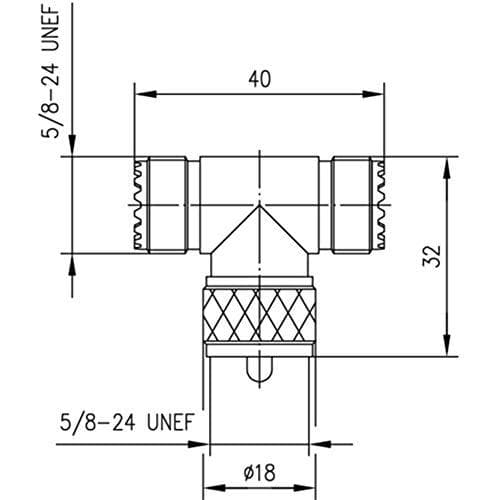 Telegärtner Telegaertner J01042F0649 BNC adapterstik, UHF-stik 1 stk.