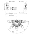 Miniatyrbillede 2 af 4: Neutrik NTR-NC3FRX-B Xlr Kabelstik 90° 3 N/a Xx/rx Loddeforbindelser Sort