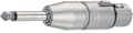 Miniatyrbillede 6 af 9: Neutrik NA2FP XLR (f) - 6,35 mm Jack mono (m) adapter
