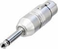 Miniatyrbillede 8 af 9: Neutrik NA2FP XLR (f) - 6,35 mm Jack mono (m) adapter