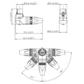 Miniatyrbillede 3 af 6: Neutrik NTR-NC3FRX Connector Xlr Hun Metal Sølv
