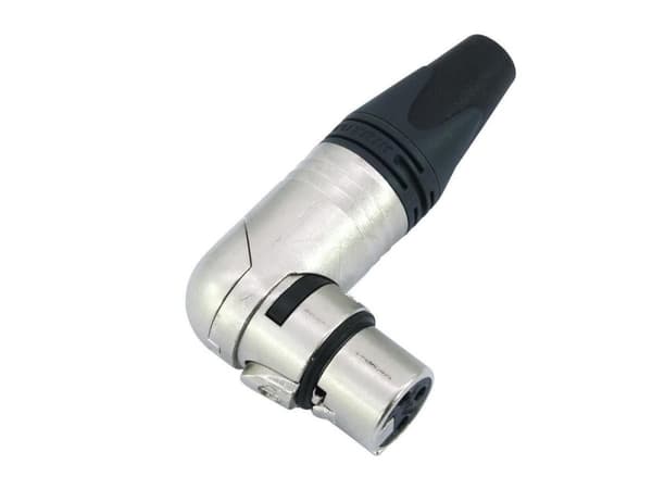 Neutrik NTR-NC3FRX Connector Xlr Hun Metal Sølv