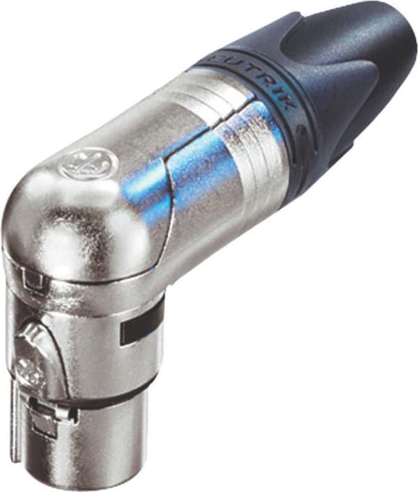 Neutrik NTR-NC3FRX Connector Xlr Hun Metal Sølv