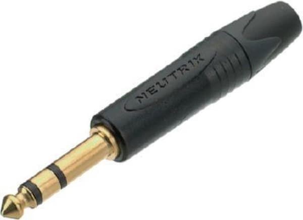 Neutrik NTR-NP3X-B Jackstik 6,35 Mm 3p