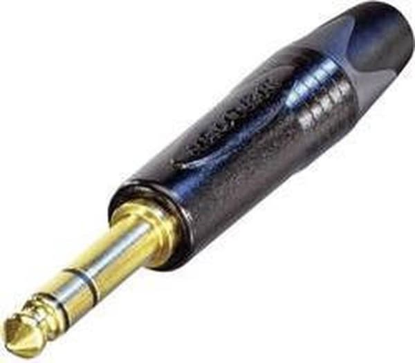 Neutrik NTR-NP3X-B Jackstik 6,35 Mm 3p