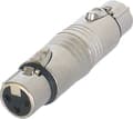 Miniatyrbillede 2 af 6: Neutrik Ntr-na3 ff 3p XLr Adapter