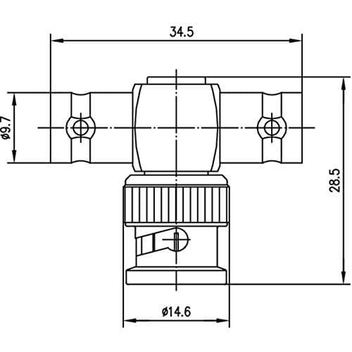 Telegärtner Telegaertner J01004F0616 adapterstik, BNC-stik 1 stk.