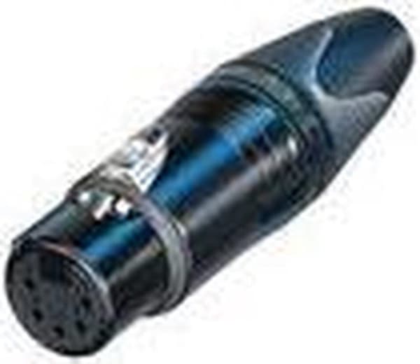 Neutrik NTR-NC5FXX-B XLr Kabel Stik 5 Kabel Stik/lige Xx Lodde Tilslutninger Sort
