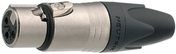 Neutrik NTR-NC5FXX Xlr Kabeluttag 5 Kabeluttag/rak Xx Lödanslutningar Nickelpläterad