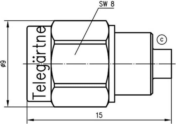Telegärtner J01152A0011 Afslutningsmodstand 1 stk.