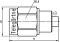 Miniatyrbillede 2 af 3: Telegärtner J01152A0011 Afslutningsmodstand 1 stk.