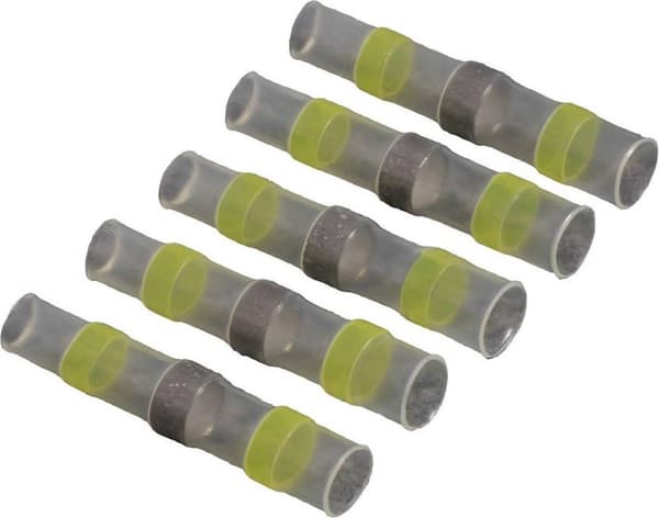 Quadrios 22C464 Butt Connector Krympbar 4,0 mm² 6,0 mm² Helisolerad Gul 1 Set