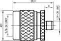 Miniatyrbillede 2 af 3: Telegärtner J01027B0018 J01027B0018 N-adapter N-stik - SMA-stik 1 stk.