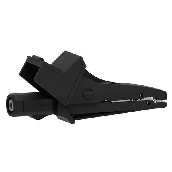 Electro PJP 5004/LM-IEC-CD1-N Krokodilklämma Svart Spännvidd max.: 13 mm Längd: 91 mm 1 st