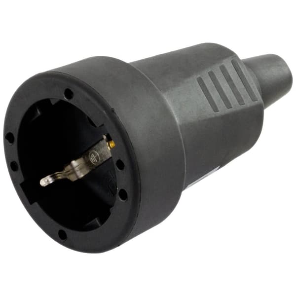 REV 0512135777 Skarvuttag PVC 250 V Svart IP20