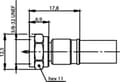 Pikkukuva 4 / 4: Telegärtner F -liitinpistoke, suora 75 ohm J01600A0010 1 kpl (J01600A0010)
