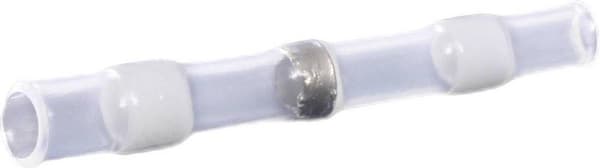 Quadrios 22C461 Butt Connector med krympslang 0,25 mm² 0,34 mm² Helt isolerad Vit 1 Set (22C461)