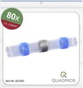 Miniatyrbillede 7 af 7: Quadrios 22C463 Butt Connector med krympeslange 1,5 mm² 2,5 mm² Fuldt isoleret blå 1 sæt (22C463)
