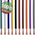 Miniatyrbillede 6 af 7: Quadrios 22CW001 ledningssortiment 1 x 0,14 mm² hvid, blå, brun, orange, grøn, gul, grå, violet, sort, rød 1 sæt (22CW001)