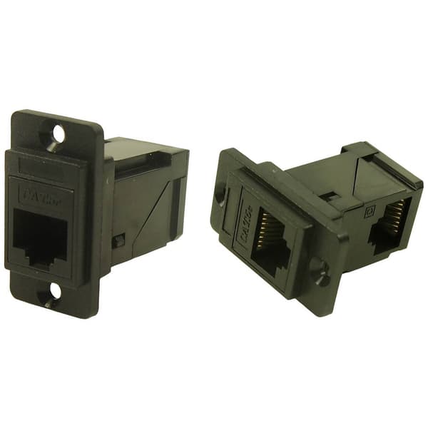 Cliff RAPT DUALSLIM CAT5E RJ45 CSK CP30751 Adapter inbyggd Svart 1 st