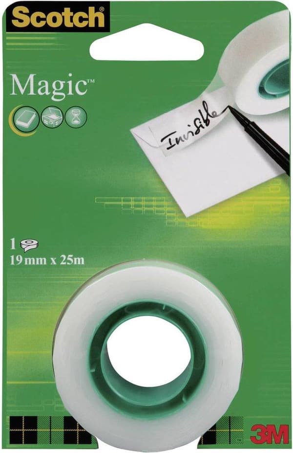 3M 8-1925R Tejp Transparent för inomhusbruk 25m (FT-5100-4921-4)