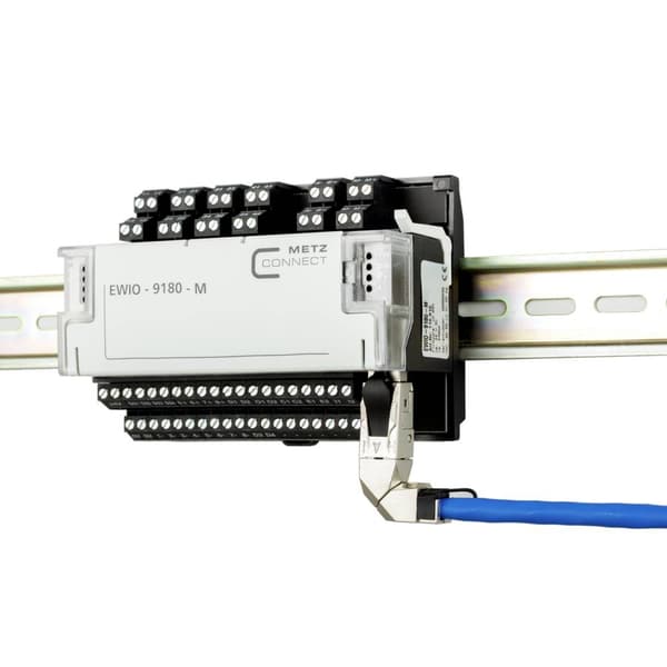 Metz Connect Fältanslutnings RJ45-kontakt 130E405042-E Kontakt Svart 1 st