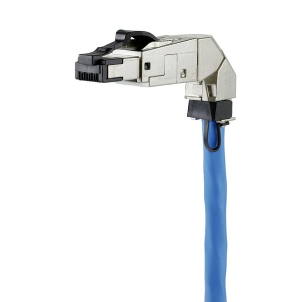 Metz Connect Fältanslutnings RJ45-kontakt 130E405042-E Kontakt Svart 1 st