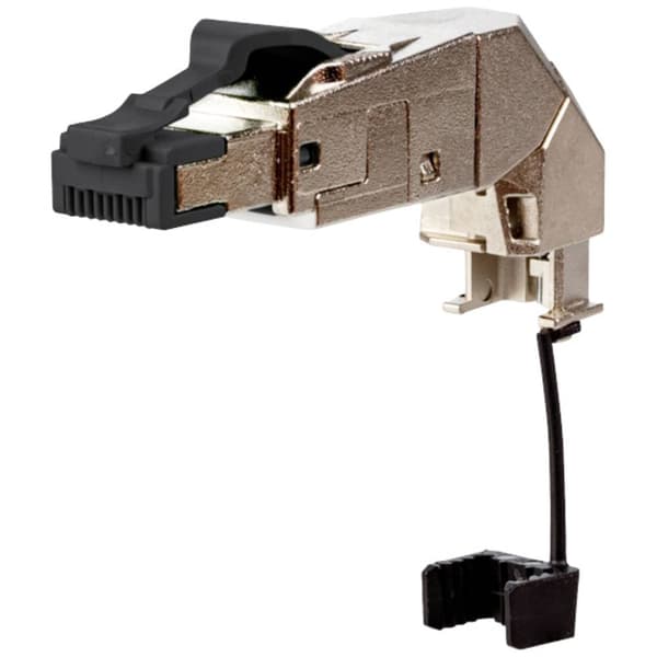 Metz Connect Fältanslutnings RJ45-kontakt 130E405042-E Kontakt Svart 1 st