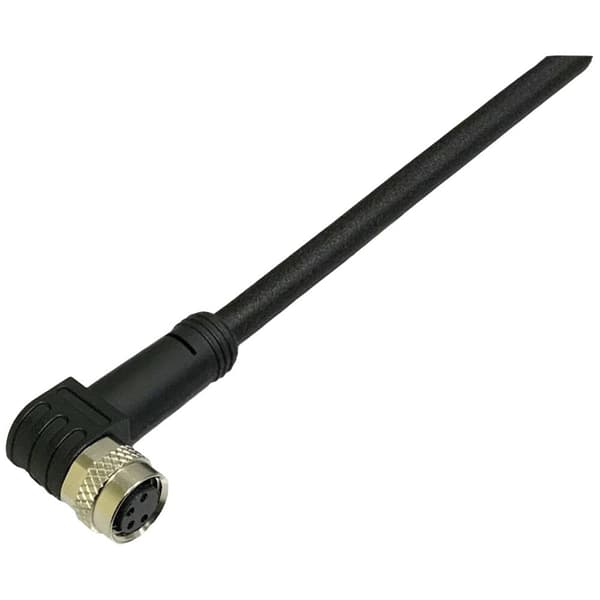 BKL Electronic 2700012 Sensor/ställdon-anslutningskabel M8 Koppling vinklad 2 m Antal poler (RJ): 4 1 st