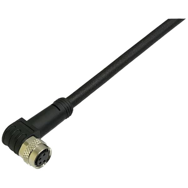 BKL Electronic 2700012 Sensor/ställdon-anslutningskabel M8 Koppling vinklad 2 m Antal poler (RJ): 4 1 st