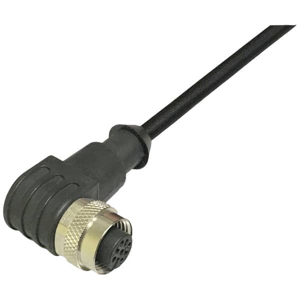 BKL Electronic 2702015 Sensor/ställdon-anslutningskabel M12 Koppling vinklad 2 m Antal poler (RJ): 4,5 1 st