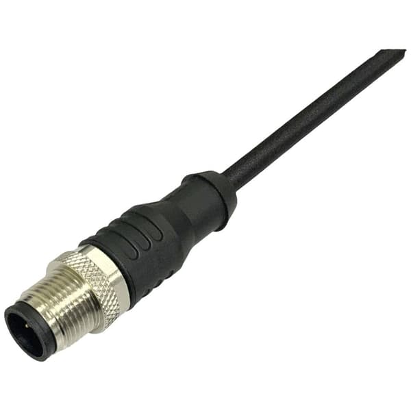 BKL Electronic 2702026 Sensor/ställdon-anslutningskabel M12 Kontakt hane rak 10 m Antal poler (RJ): 4,5 1 st