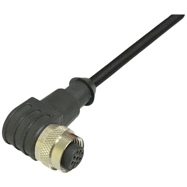 BKL Electronic 2702014 Sensor/ställdon-anslutningskabel M12 Koppling vinklad 10 m Antal poler (RJ): 4 1 st